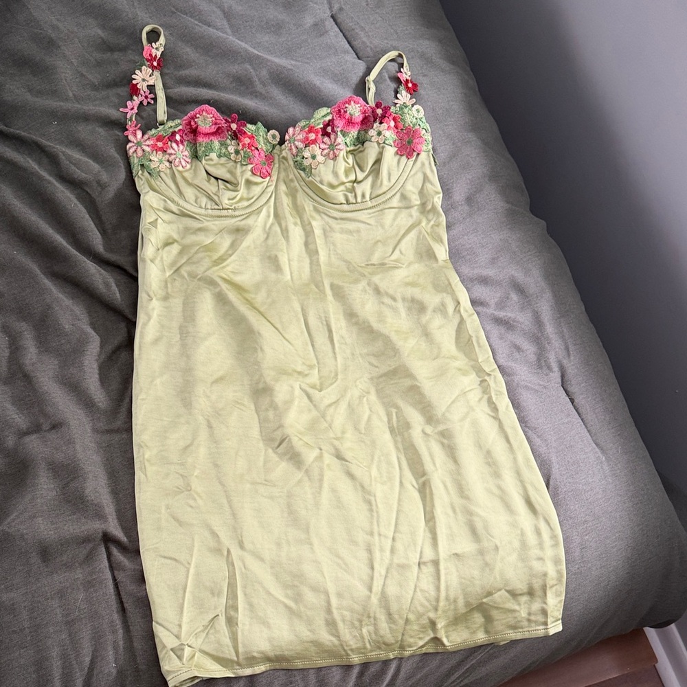 Princess Polly Olive Green Dress